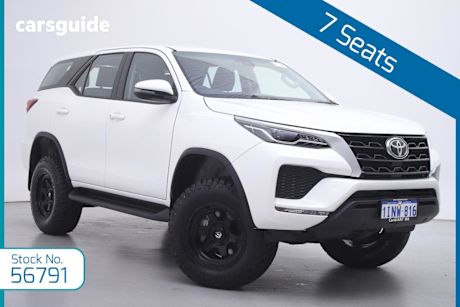 White 2024 Toyota Fortuner Wagon Gx
