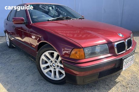 Red 1996 BMW 318I Sedan