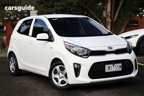 White 2019 Kia Picanto Hatch S F
