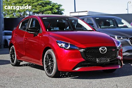 Red 2025 Mazda Mazda2 Hatch G15 EVOLVE F