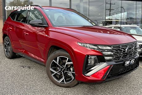 Red 2025 Hyundai Tucson Wagon N Line (Fwd)