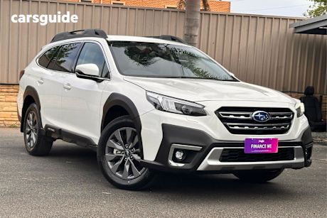 White 2024 Subaru Outback SUV AWD 4WD