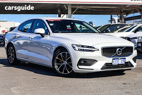 White 2019 Volvo S60 Sedan T5 Momentum
