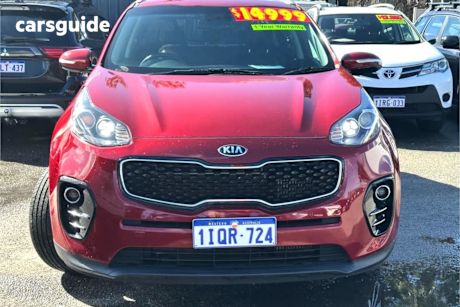 Red 2016 Kia Sportage SUV SLI 4X4