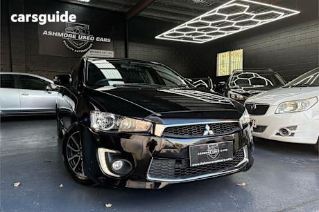 Black 2017 Mitsubishi Lancer Sedan Es Sport