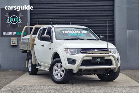 White 2012 Mitsubishi Triton Ute Tray GLX 4X4