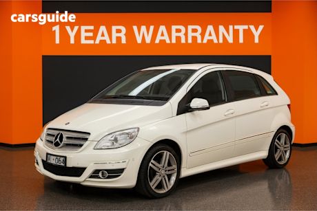 White 2011 Mercedes-Benz B-Class Hatch B180 F