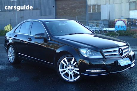 Black 2013 Mercedes-Benz C250 Sedan Cdi Avantgarde Be