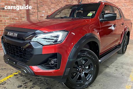 Orange 2025 Isuzu D-MAX Crew Cab Utility X-Terrain (4X4)