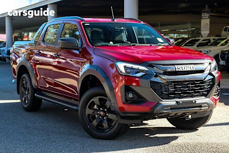 Red 2025 Isuzu D-MAX Ute Tray X-TERRAIN 4X4