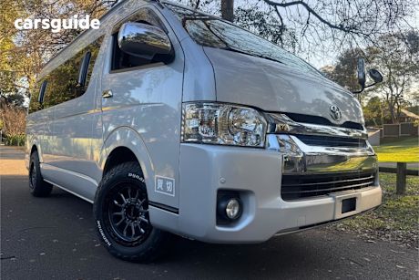 Silver 2014 Toyota HiAce SUV 4WD COMMUTER