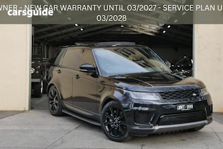 Black 2022 Land Rover Range Rover Sport SUV D250 SE 4X4