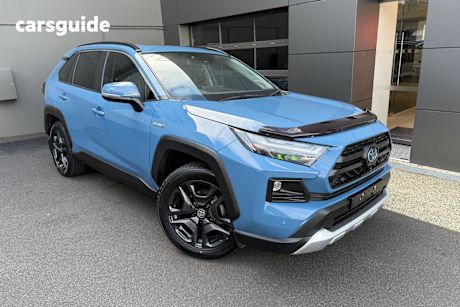 Blue 2022 Toyota RAV4 SUV EDGE 4X4