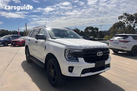 White 2025 Ford Everest SUV BLACK EDITION 4X4
