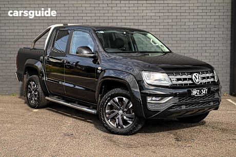 Black 2021 Volkswagen Amarok Ute Tray TDI580 HIGHLINE 4X4