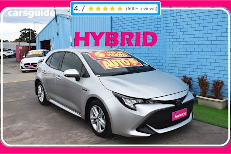 Silver 2020 Toyota Corolla Hatchback Ascent Sport (Hybrid)