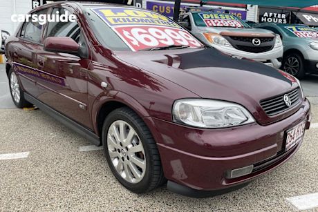 Red 2004 Holden Astra Hatch CDX F