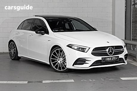 White 2020 Mercedes-Benz A-CLASS Hatch A35 AMG 4WD