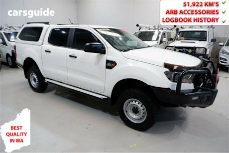 White 2020 Ford Ranger Ute Tray XL 4X4
