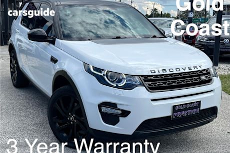 White 2016 Land Rover Discovery Sport SUV SD4 HSE 4X4