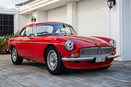 Red 1970 MG B Roadster Sports Mk Ii