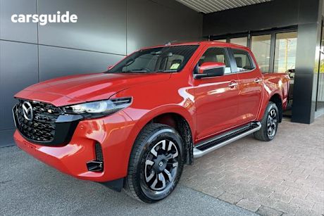 Red 2025 Mazda BT-50 Ute Tray GT