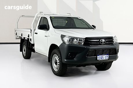 White 2023 Toyota Hilux Cab Chassis Workmate Hi-Rider (4X2)