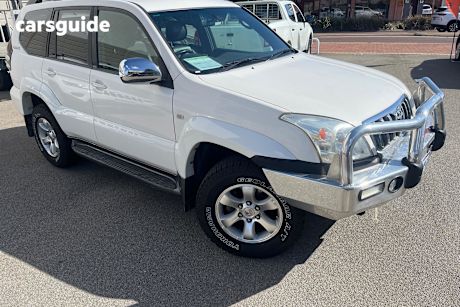 White 2007 Toyota Landcruiser Prado SUV GXL 4X4
