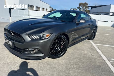 Grey 2017 Ford Mustang Coupe GT R