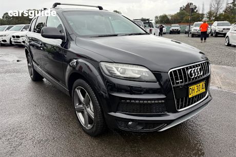 Black 2013 Audi Q7 SUV TDI 4WD