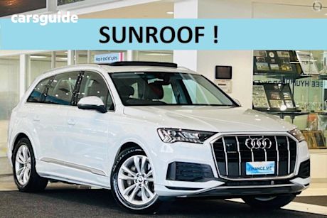 White 2023 Audi Q7 SUV 45 TDI 4WD