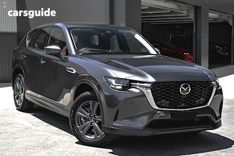 Grey 2025 Mazda CX-60 Wagon P50E Evolve Phev