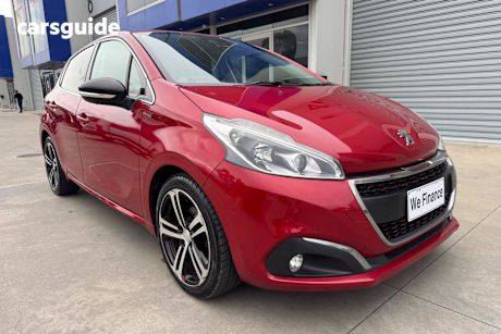 Red 2016 Peugeot 208 Hatch GT-LINE F