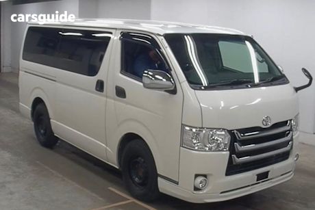 White 2015 Toyota HiAce Commercial VAN 5D LONG DX GL PACKAGE