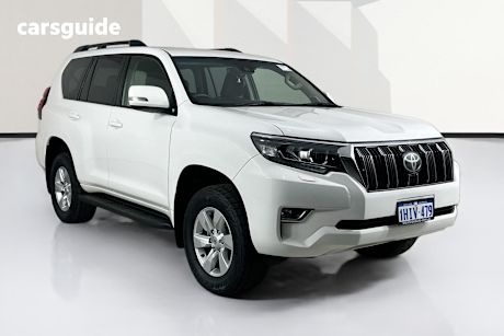 White 2021 Toyota Landcruiser Prado Wagon Gxl