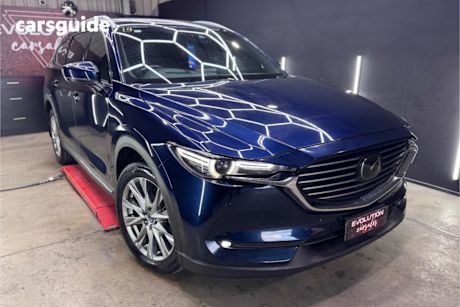 Blue 2018 Mazda CX-8 Wagon Asaki (Awd)