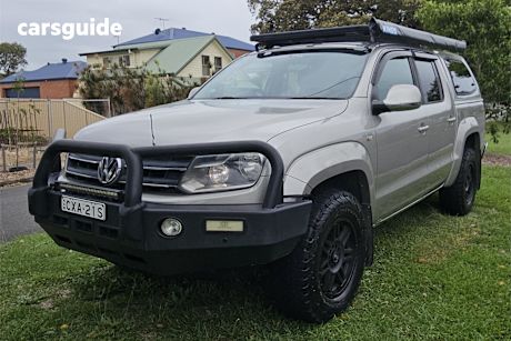 Beige 2012 Volkswagen Amarok Dual Cab Utility Tdi400 Highline (4X4)
