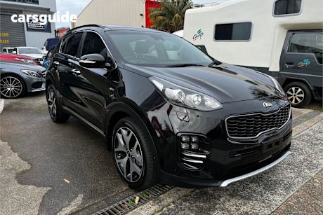Black 2016 Kia Sportage SUV GT-LINE 4X4