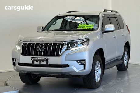 Silver 2018 Toyota Landcruiser Prado Wagon Gxl (4X4)