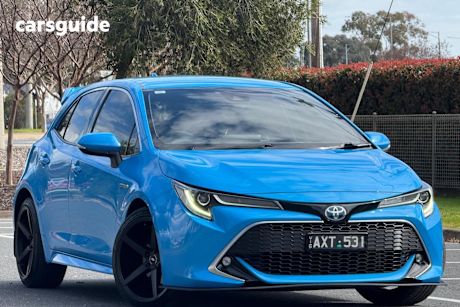 Blue 2019 Toyota Corolla Hatch ZR HYBRID F