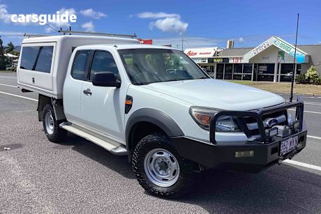 White 2009 Ford Ranger Ute Tray XL 4X4