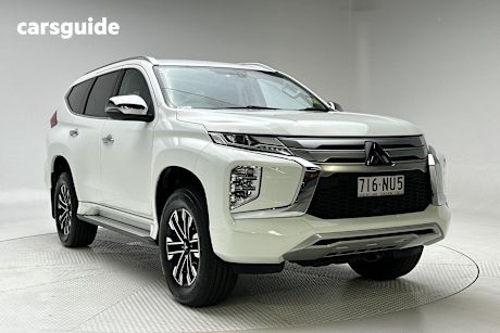 White 2021 Mitsubishi Pajero Sport SUV GLS 4X4