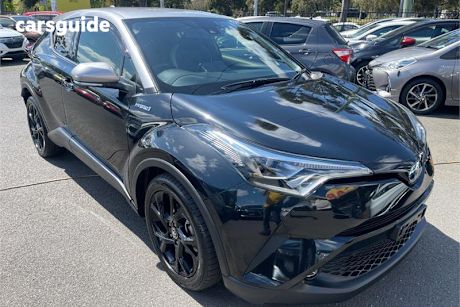 Black 2019 Toyota C-HR SUV KOBA F