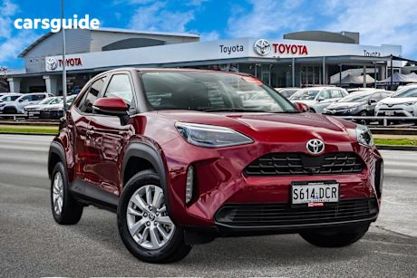 Red 2024 Toyota Yaris Cross SUV GXL F