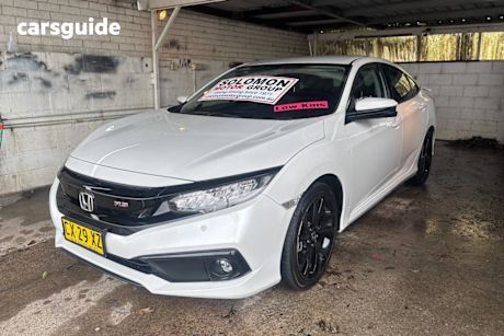 White 2020 Honda Civic Sedan Rs