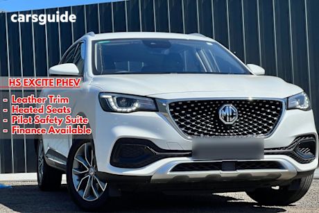 White 2022 MG HS Wagon Phev Excite +Ev