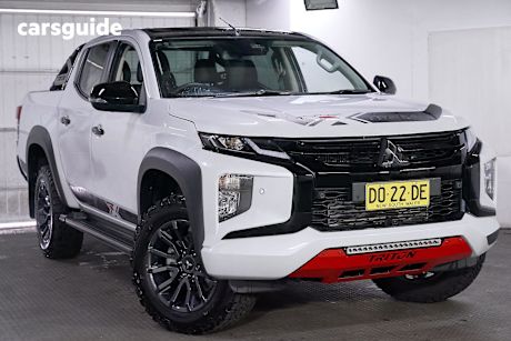 White 2023 Mitsubishi Triton Ute Tray GSR 4X4