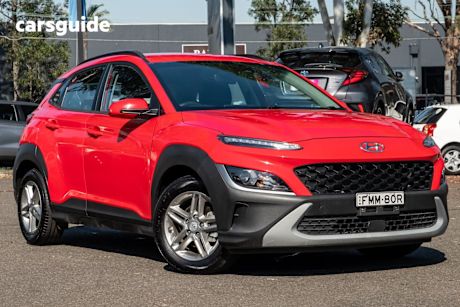 Red 2021 Hyundai Kona SUV ACTIVE F