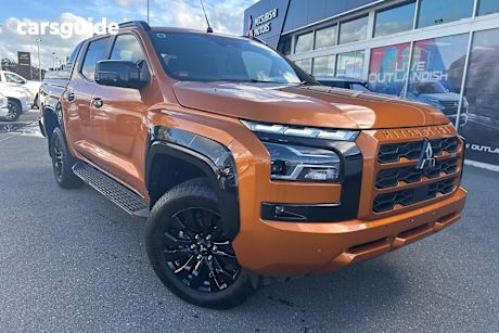 Orange 2023 Mitsubishi Triton Ute Tray GSR 4X4