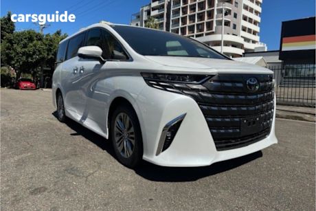 White 2024 Toyota Alphard SUV Z HYBRID
